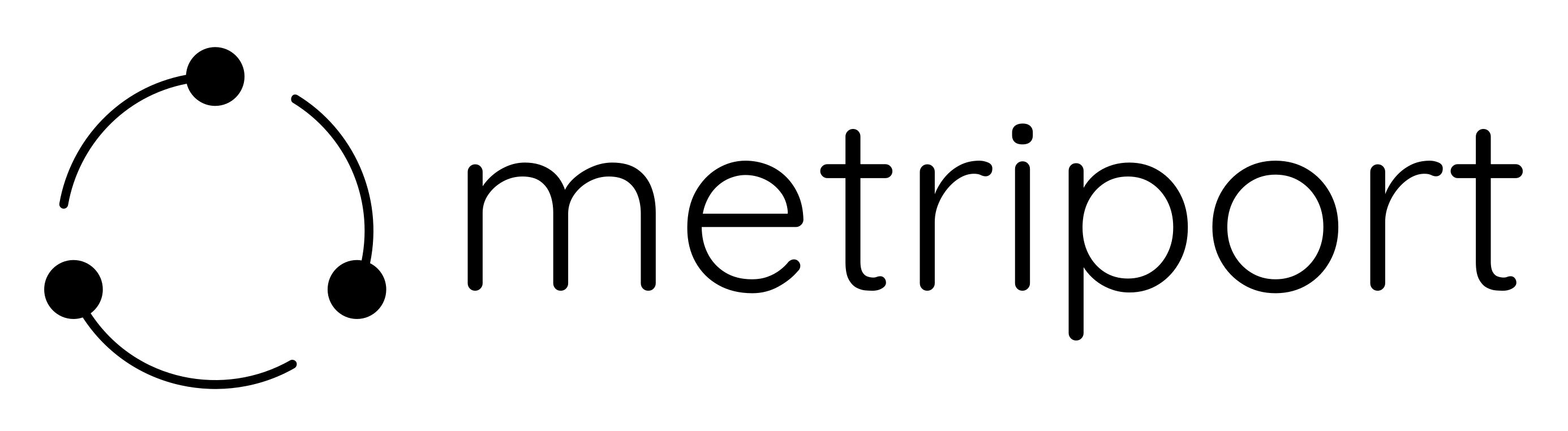 Metriport Logo Black